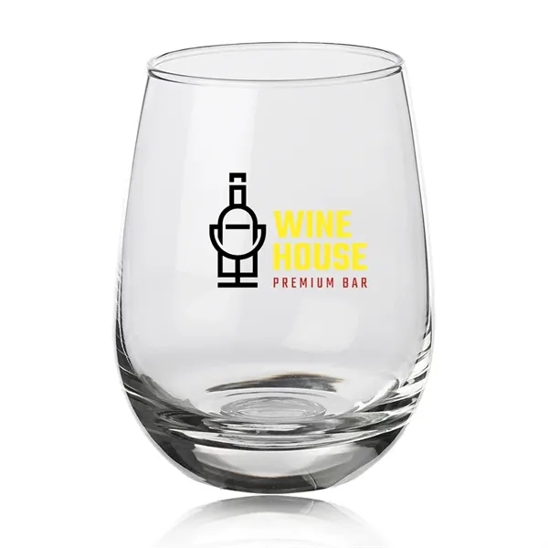 9 oz. stemless wine glass measures 2.15"W x 3.75"H made from... from ASI 39552 BEL Promo