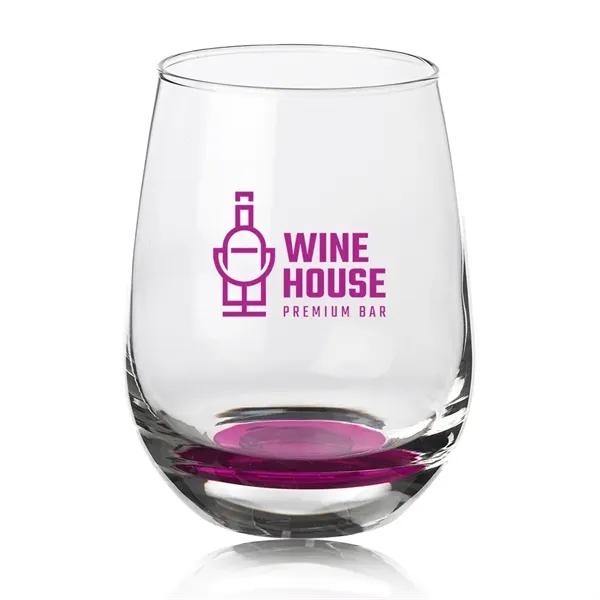 9 oz. stemless wine glass measures 2.15"W x 3.75"H made from... from ASI 39552 BEL Promo