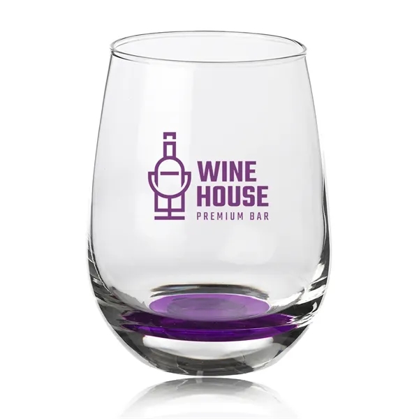 9 oz. stemless wine glass measures 2.15"W x 3.75"H made from... from ASI 39552 BEL Promo