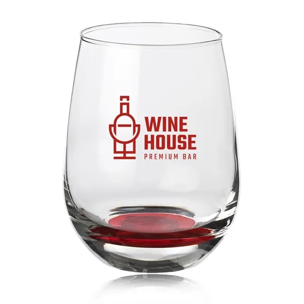 9 oz. stemless wine glass measures 2.15"W x 3.75"H made from... from ASI 39552 BEL Promo