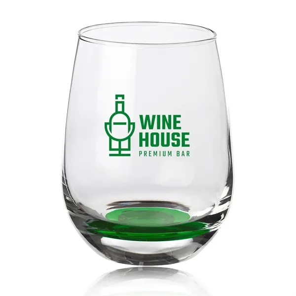 9 oz. stemless wine glass measures 2.15"W x 3.75"H made from... from ASI 39552 BEL Promo