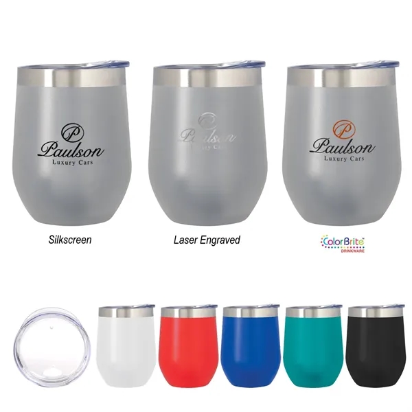 12 oz. stemless wine glass made of stainless steel with double... from ASI 61125 Hit Promotional Products / Hit®