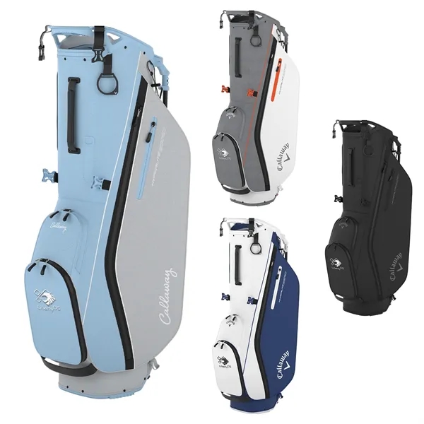10" x 35" golf bag with compact four way top with... from ASI 57653 Gold Bond