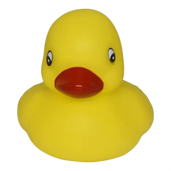 Rubber cutie squeaking duck toy, balanced for floating.... from ASI 31977 Adline Industries Inc