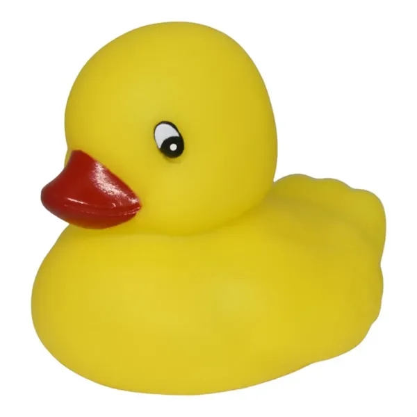 Rubber cutie squeaking duck toy, balanced for floating.... from ASI 31977 Adline Industries Inc
