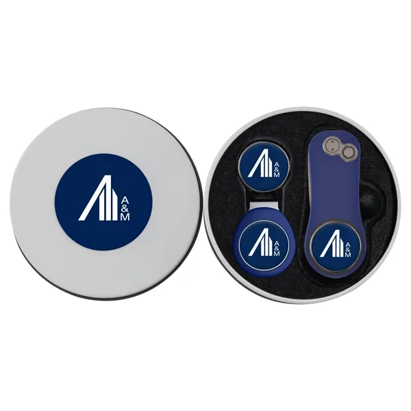 Golf gift set with divot tool, hat clip, ball marker and... from ASI 52263 EMT