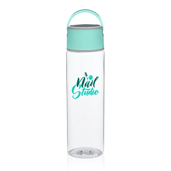 23 oz. plastic water bottle with single wall design, plastic lid... from ASI 39552 BEL Promo