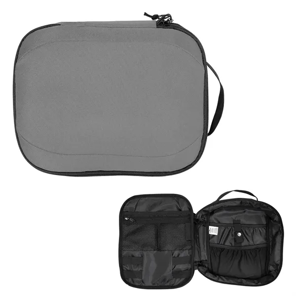 3" x 10" x 8" tech travel pouch with a zippered... from ASI 61125 Hit Promotional Products / Hit®