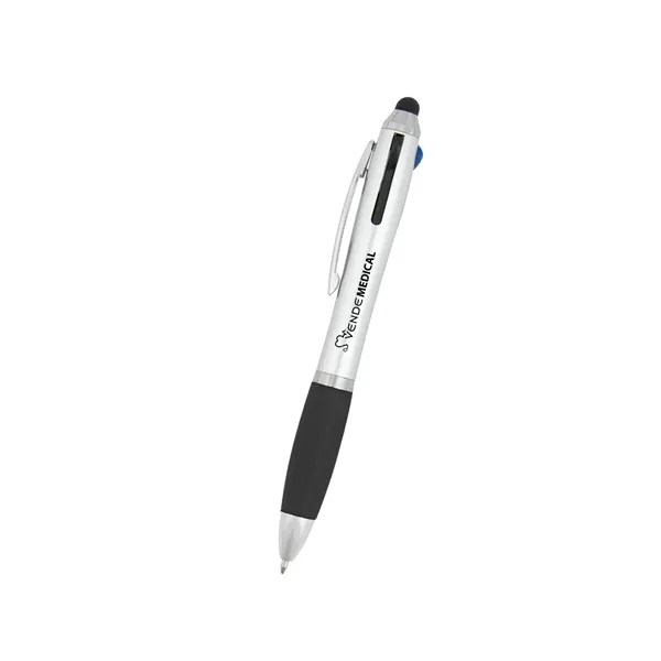 3-in-1 stylus pen with a unique grip design.... from ASI 61125 Hit Promotional Products / Hit®