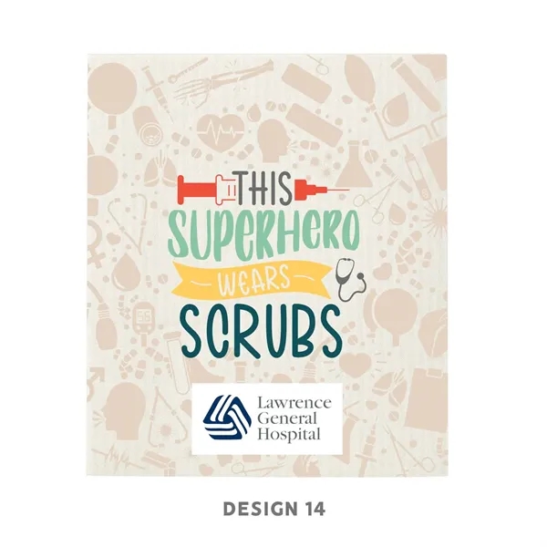 7" x 8" dishcloth, made of part natural fibers and part... from ASI 63549 Jornik Manufacturing Corp