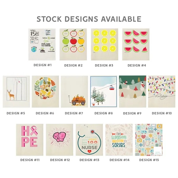 7" x 8" dishcloth, made of part natural fibers and part... from ASI 63549 Jornik Manufacturing Corp