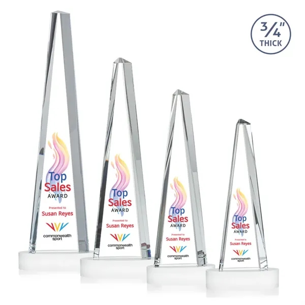 Majestic Tower VividPrint™ Award on Alberton Base - White... from ASI 84592 St Regis Group / St Regis