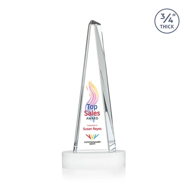 Majestic Tower VividPrint™ Award on Alberton Base - White... from ASI 84592 St Regis Group / St Regis