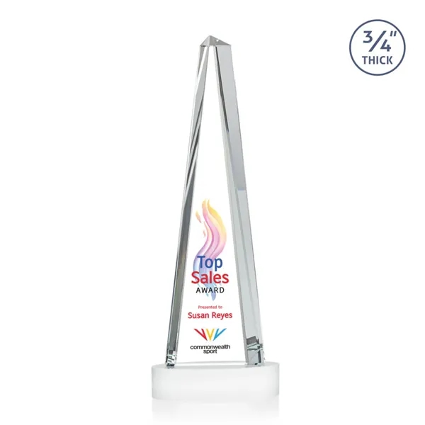 Majestic Tower VividPrint™ Award on Alberton Base - White... from ASI 84592 St Regis Group / St Regis