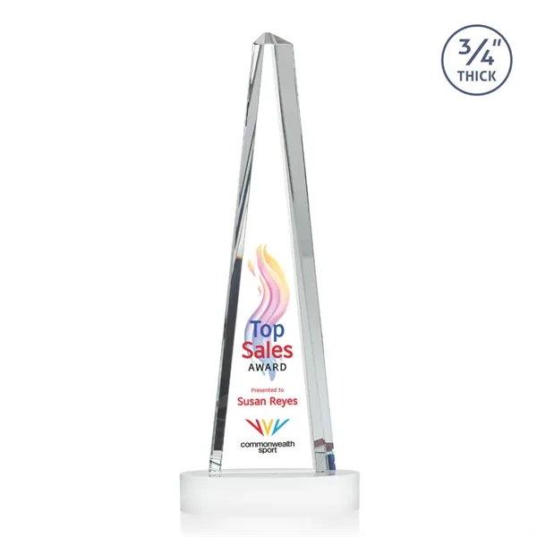 Majestic Tower VividPrint™ Award on Alberton Base - White... from ASI 84592 St Regis Group / St Regis