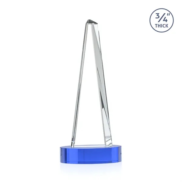 Majestic Tower VividPrint™ Award on Alberton Base - Sky Blue... from ASI 84592 St Regis Group / St Regis