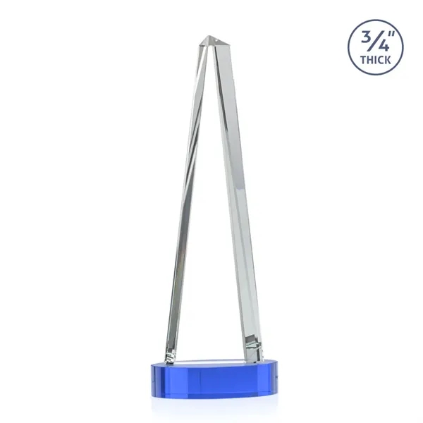 Majestic Tower VividPrint™ Award on Alberton Base - Sky Blue... from ASI 84592 St Regis Group / St Regis