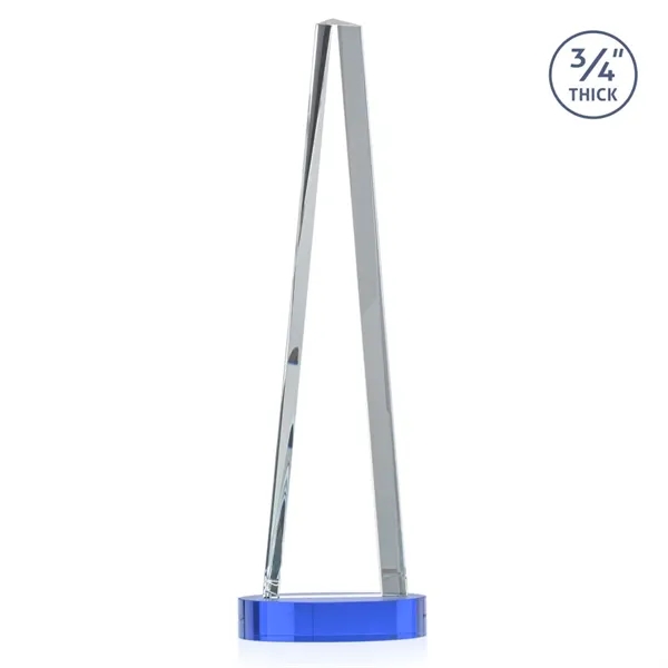 Majestic Tower VividPrint™ Award on Alberton Base - Sky Blue... from ASI 84592 St Regis Group / St Regis