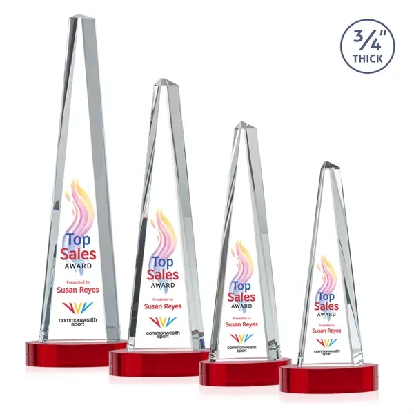 Majestic Tower VividPrint™ Award on Alberton Base - Red... from ASI 84592 St Regis Group / St Regis