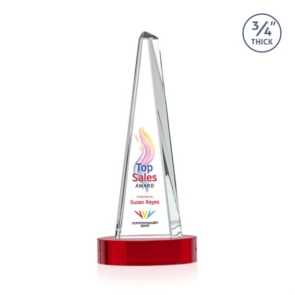 Majestic Tower VividPrint™ Award on Alberton Base - Red... from ASI 84592 St Regis Group / St Regis
