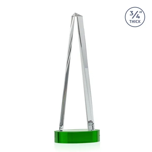 Majestic Tower VividPrint™ Award on Alberton Base - Green... from ASI 84592 St Regis Group / St Regis