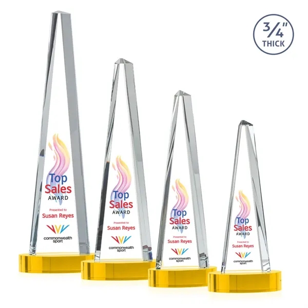 Majestic Tower VividPrint™ Award on Alberton Base - Gold... from ASI 84592 St Regis Group / St Regis
