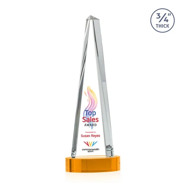 Majestic Tower VividPrint™ Award on Alberton Base - Amber... from ASI 84592 St Regis Group / St Regis