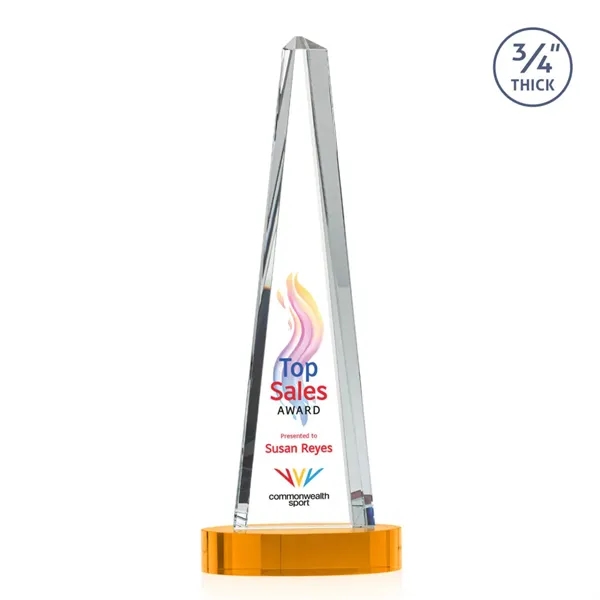 Majestic Tower VividPrint™ Award on Alberton Base - Amber... from ASI 84592 St Regis Group / St Regis