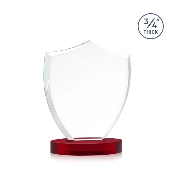 Scudo Shield VividPrint™ Award on Alberton Base - Red... from ASI 84592 St Regis Group / St Regis