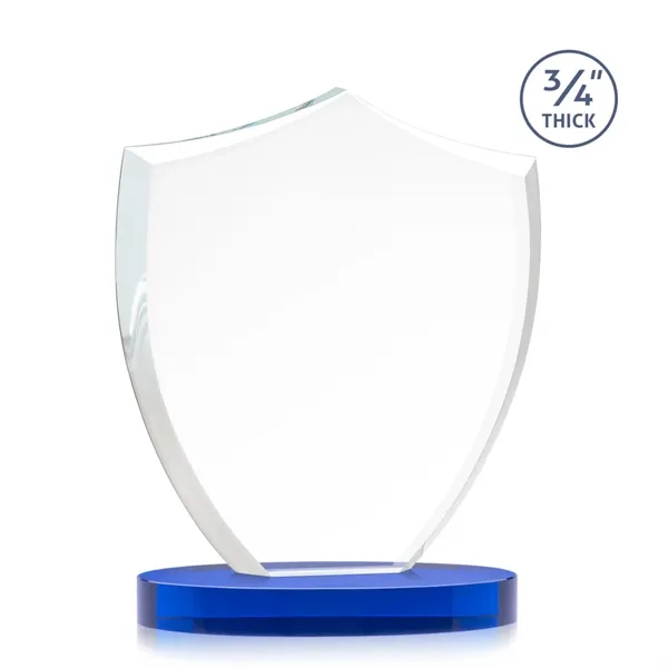 Scudo Shield VividPrint™ Award on Alberton Base - Blue... from ASI 84592 St Regis Group / St Regis