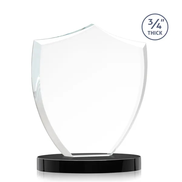 Scudo Shield VividPrint™ Award on Alberton Base - Black... from ASI 84592 St Regis Group / St Regis