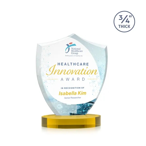 Scudo Shield VividPrint™ Award on Alberton Base - Gold... from ASI 84592 St Regis Group / St Regis