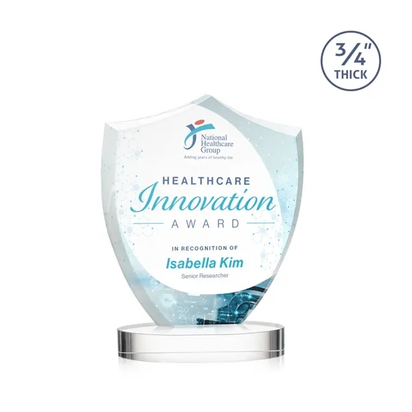 Scudo Shield VividPrint™ Award on Alberton Base - Clear... from ASI 84592 St Regis Group / St Regis