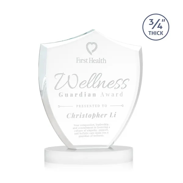 Scudo Shield on Alberton Base - White... from ASI 84592 St Regis Group / St Regis