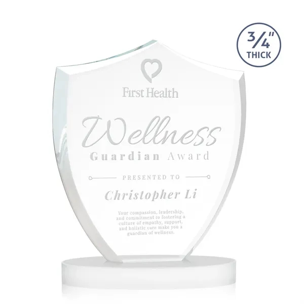 Scudo Shield on Alberton Base - White... from ASI 84592 St Regis Group / St Regis