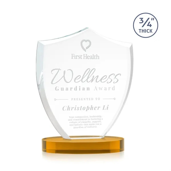 Scudo Shield on Alberton Base - Amber... from ASI 84592 St Regis Group / St Regis