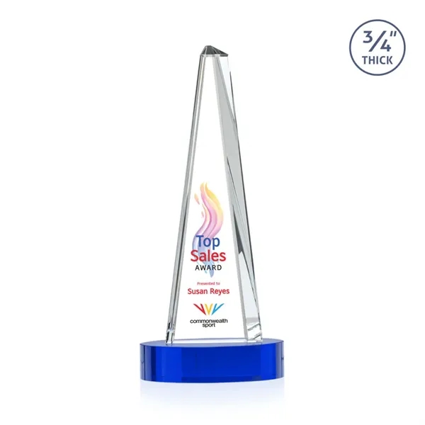 Majestic Tower VividPrint™ Award on Alberton Base -  Blue... from ASI 84592 St Regis Group / St Regis