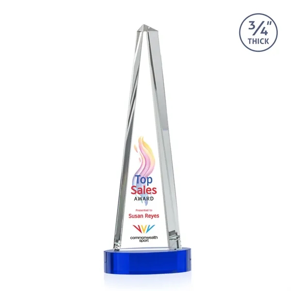 Majestic Tower VividPrint™ Award on Alberton Base -  Blue... from ASI 84592 St Regis Group / St Regis