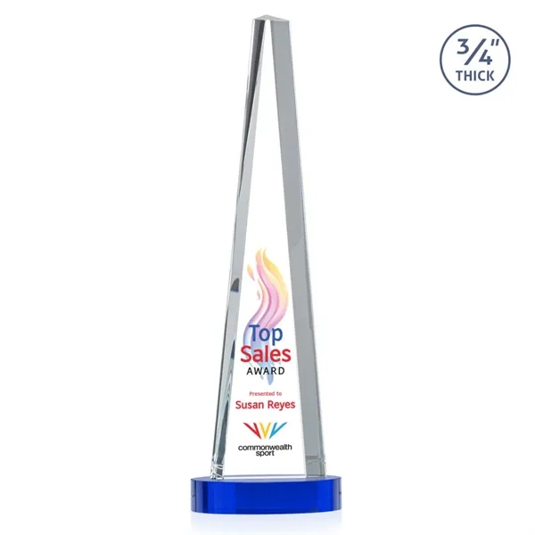 Majestic Tower VividPrint™ Award on Alberton Base -  Blue... from ASI 84592 St Regis Group / St Regis