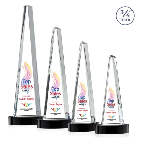Majestic Tower VividPrint™ Award on Alberton Base -  Black... from ASI 84592 St Regis Group / St Regis