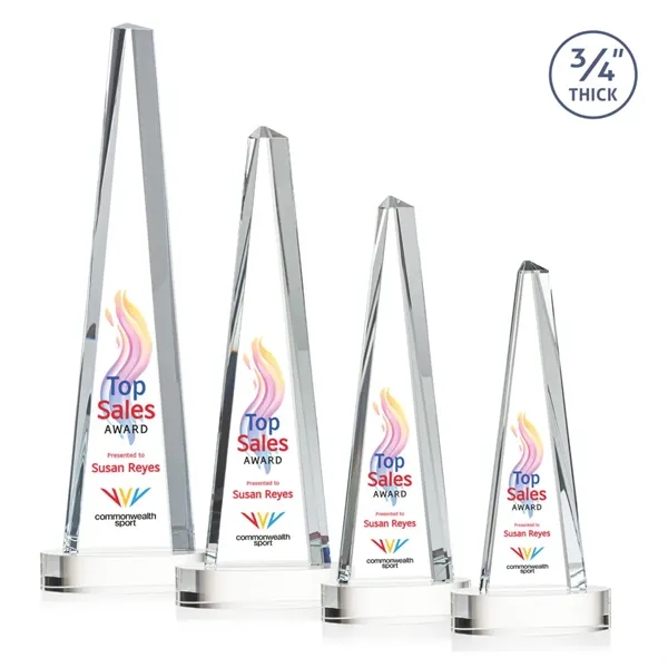 Majestic Tower VividPrint™ Award on Alberton Base - Clear... from ASI 84592 St Regis Group / St Regis