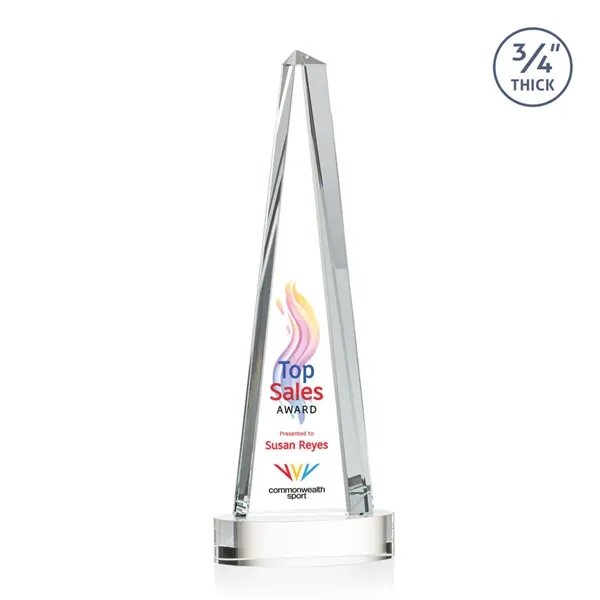 Majestic Tower VividPrint™ Award on Alberton Base - Clear... from ASI 84592 St Regis Group / St Regis