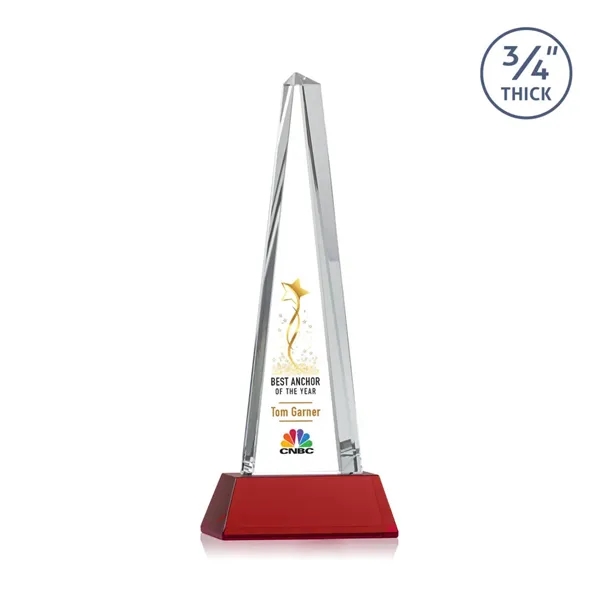 Majestic Tower VividPrint™ Award on Newhaven - Red... from ASI 84592 St Regis Group / St Regis