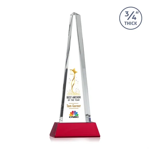 Majestic Tower VividPrint™ Award on Newhaven - Red... from ASI 84592 St Regis Group / St Regis