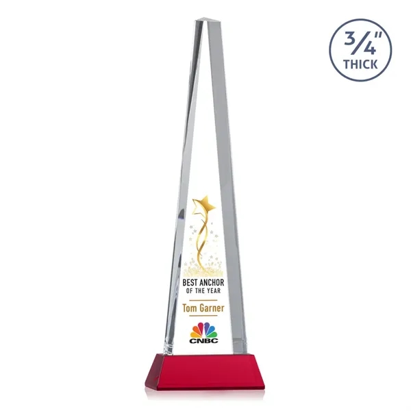 Majestic Tower VividPrint™ Award on Newhaven - Red... from ASI 84592 St Regis Group / St Regis