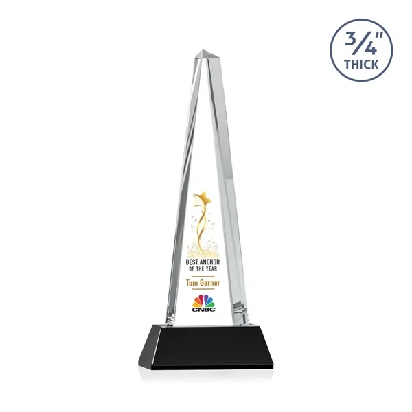 Majestic Tower VividPrint™ Award on Newhaven Base - Black... from ASI 84592 St Regis Group / St Regis