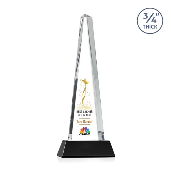 Majestic Tower VividPrint™ Award on Newhaven Base - Black... from ASI 84592 St Regis Group / St Regis