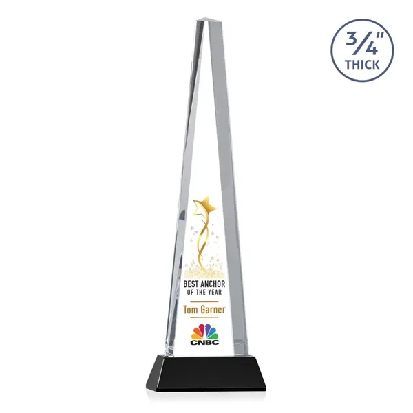 Majestic Tower VividPrint™ Award on Newhaven Base - Black... from ASI 84592 St Regis Group / St Regis