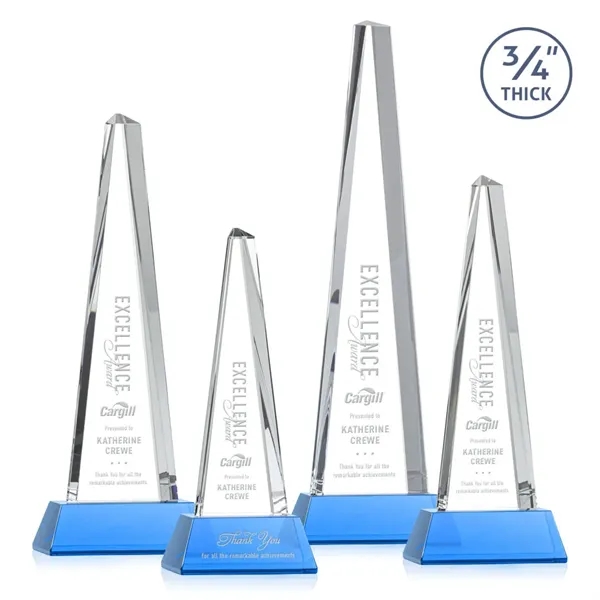Majestic Tower Award on Newhaven Base - Sky Blue... from ASI 84592 St Regis Group / St Regis