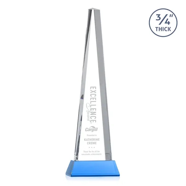 Majestic Tower Award on Newhaven Base - Sky Blue... from ASI 84592 St Regis Group / St Regis
